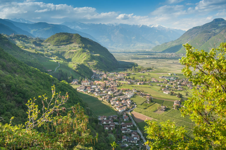 Ein Blick auf Nals in Südtirol Sinnergut Nals Deine Ferienwohnungen